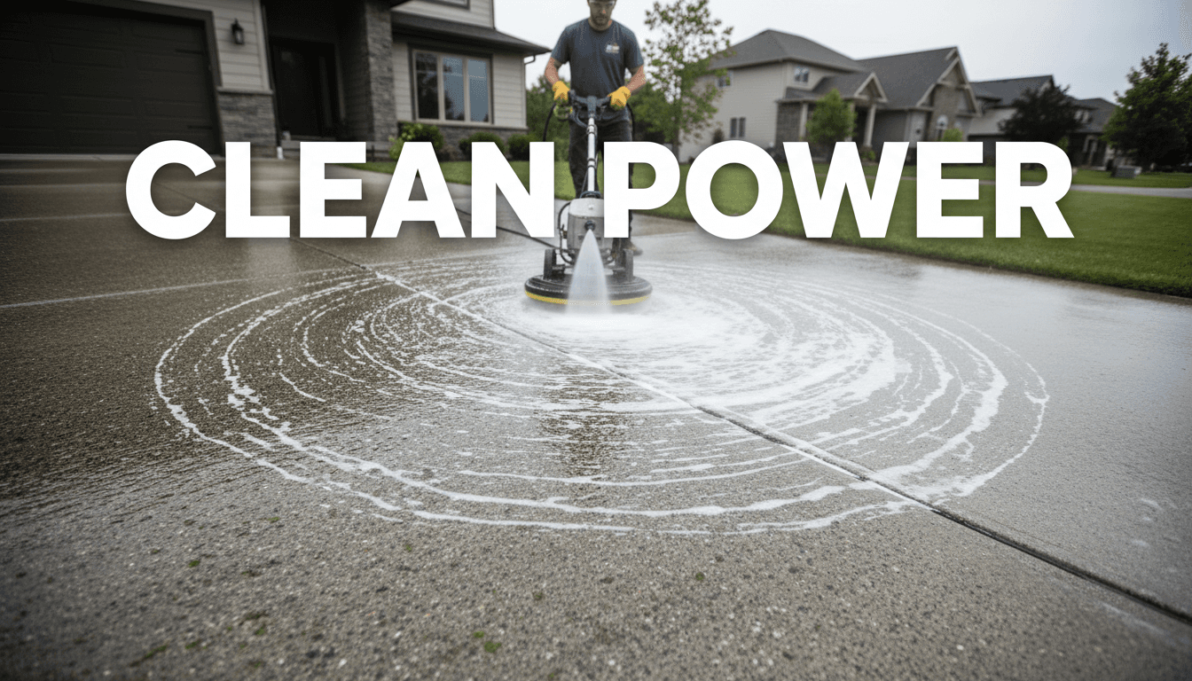 Clean dock after professional pressure washing